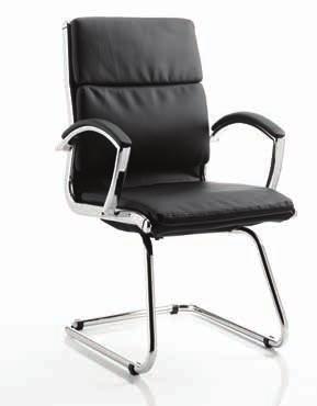option are all available in either black, tan or white bonded leather upholstery.