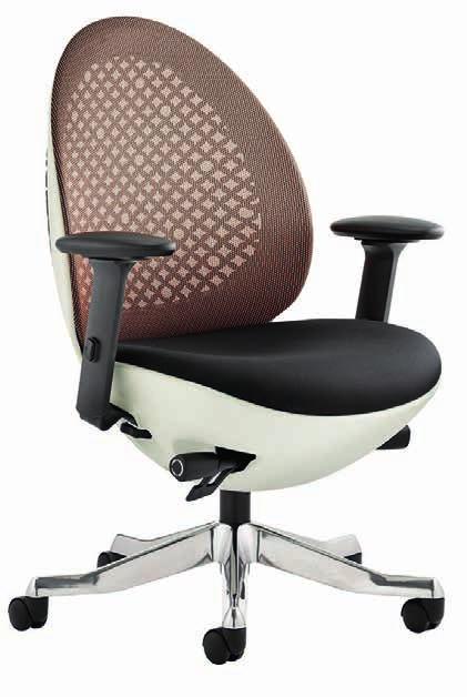 Revo The Revo boasts a deep waterfall fronted seat cushion that delivers outstanding comfort whilst the mesh backrest (available in mandarin or charcoal finish) gives you comfortable ventilation.