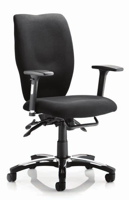 Usage: Task 8hr An ergonomically designed task chair with deep foam cushioning, dished seat,
