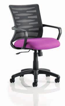 Easy foldaway armrests and a reclining mechanism with tilt tension adjustment complete the package.