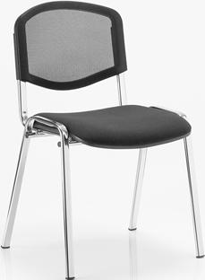 ISO These stackable chairs are practical and comfortable.