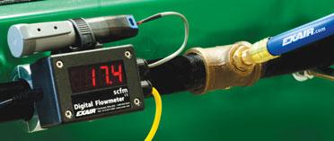 Once the noisy blowoff is located, EXAIR's Digital Meter (shown on page 6) can isolate the source and measure the sound level.