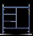 STANDARD FRAMES 60 EXTERIOR SCAFFOLDING COMPONENTS - SAFERSTACK 60 60 36 DIMENSIONS (H X W) 36 X 60 36 X 60 48 X 60 LOCK SPACING 24 IN. 24 IN. 36 IN.