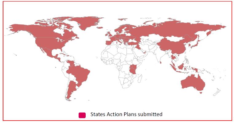 APM TF/2-WP/3-2 - 2.2 An action plan is a means for States to communicate to ICAO information on activities to address CO2 emissions from international aviation.