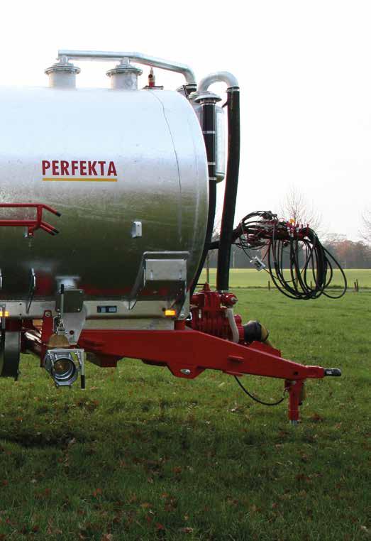 Features of the Perfekta: - Capacity from 10 to 19 m³ - Tanks are