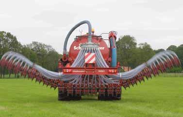 ❸ Transport safety To guarantee safety during travelling, the Exacta slurry injector is fitted with protection
