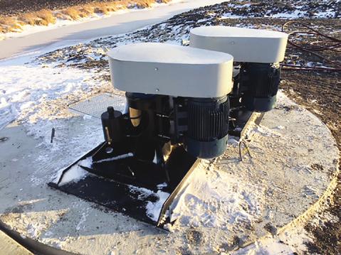 From Ice Weather... FPI Pumps Bill Miller sends these photos, with a little snow from an FPI installation in Nicollet County Minnesota.