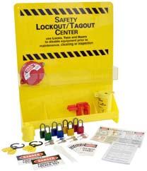 Lock, Keyed Different (99617) 1 - Large Yellow Board (LC501E) Compact and convenient mini-lockout station for essential items 5-7 Red Cable