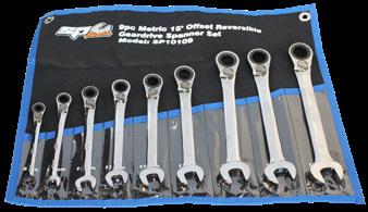 DOUBLE RING GEARDRIVE SPANNER SET PIECE SPANNERS INCLUDED PRICE SP10412 12pc Metric 8, 9, 10, 11, 12, 13, 14, 15, 16, 369
