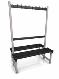 Cloakroom Bench Double 1200 W1220 x D780 x H1745mm