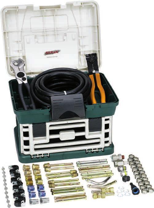 TR555 Deluxe Transmission Oil Cooler Line Repair Kit Includes 80 pieces plus 15'