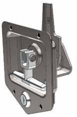 Drop T Lock Padlockable with Straight Tongue 70 121 DTP150 Stainless Polished 84 150 Built