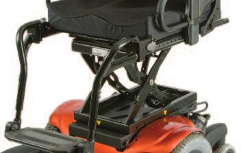positioning, specialty controls and ventilator options Low seat-to-floor options with or without SPOT tilt