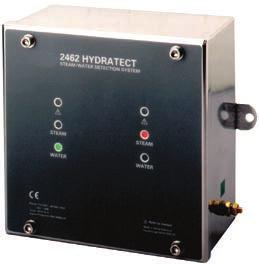 Hydrastep and Hydratect Hydratect 2462 Steam / Water Detection System The Hydratect electronic water detection system is designed as an electronic alternative to conventional water level switches on