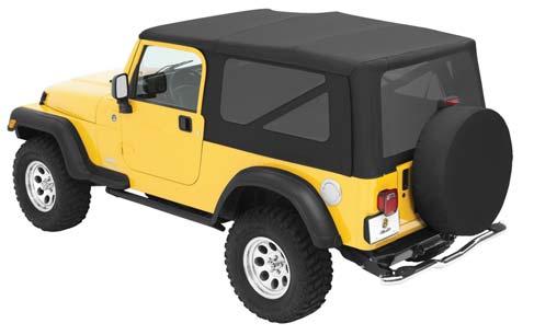 Installation Instructions Fabric Replacement Top with Tinted Side and Rear Windows Upper Door Skins not included Vehicle Application Jeep Wrangler Unlimited TJ 2004 2006 Part Number: 79140 www.