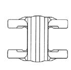 PTO PARTS AND COMPONENTS 8-9 50 CV DRIVELINE COMPONENTS NORTH AMERICAN CONSTANT VELOCITY Tractor Yoke Repair Kit - Page 49 Clamp Yoke With Keyway SERIES PTO 50406 4 3 /8" x 6 Spl.