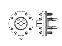 8-42 PTO PARTS AND COMPONENTS CLUTCH COMPONENTS CLUTCHES Interchanges with: Bondioli & Pavesi 6 Series, Walterscheid 220 Series Interchanges with: Bondioli & Pavesi 6 Series, Walterscheid 220 Series