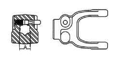 Cross & Bearing Kit (R-Kit) Snap Ring Located in Yoke DIM "A" DIM "B" PTO 2005500 7 /32" 4 5 /6" Extended Lubrication