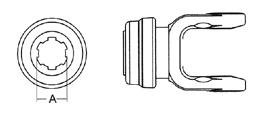 PTO PARTS AND COMPONENTS 8-89 2300/20 SERIES Interchanges with Walterscheid METRIC DRIVELINES & COMPONENTS AW2 Cross & Bearing Kit and Outboard Yokes interchange with Bondioli 4 Series.