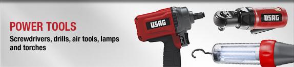 AIR TOOLS AND LAMPS Air Tools Impact Wrenches Disk Grinders Die Grinders Flashlights Corded Lights Battery