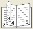 Gonilnik in programska oprema Knjižica (ročno) To možnost uporabite za tiskanje dokumenta v obliki knjižice z obojestranskim tiskanjem.