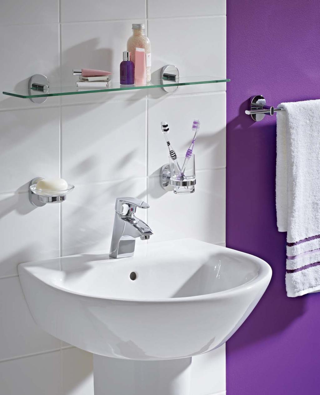 103 Our stylish range of wall mounted accessories combine design innovation and top quality
