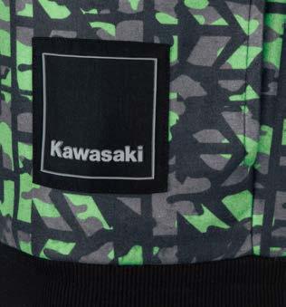 Look 2: Kawasaki Camo Hooded