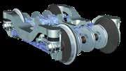 with regular service speeds of 350 km/h n Energy-efficient design due to low ventilation losses COMPACT BRAKE CALIPER