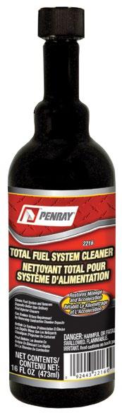 Step 3: 2216 Total Fuel System Cleaner Add to fuel tank to clean fuel injectors, filter and combustion chamber.