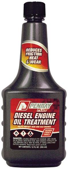 Concentrated oil treatment replenishes diesel oil additives to ensure performance during extended change intervals Maximum strength formula helps protect new and old engines Disperses sludge to keep