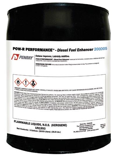 compliant & Biodiesel compatible Concentrated version of Fuel Prep for bulk fuel treatment Anti-oxidant technology stabilizes fuel Restores fuel economy by cleaning  compliant & Biodiesel compatible
