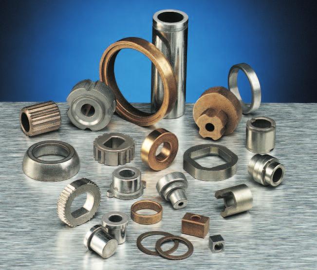 Sintered Shaped Structural Components Bowman can offer shaped sintered components from specially designed tools in a variety of iron based steel or bronze powders.