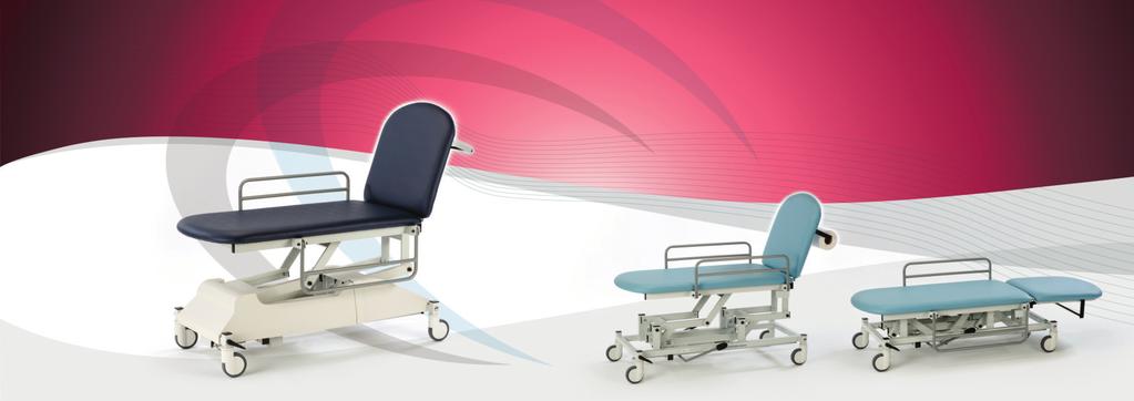 MEDICARE 2 SECTION MOBILE TREATMENT COUCH MEDICARE 2 SECTION MOBILE TREATMENT COUCH A very strong and rigid mobile treatment couch supplied with side support rails and paper towel holder.