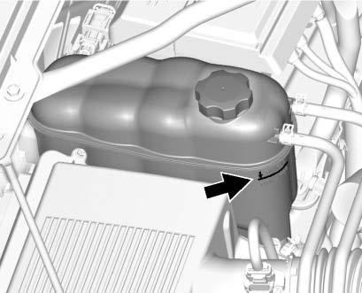 294 Vehicle Care Check to see if coolant is visible in the coolant surge tank. If the coolant inside the coolant surge tank is boiling, do not do anything else until it cools down.