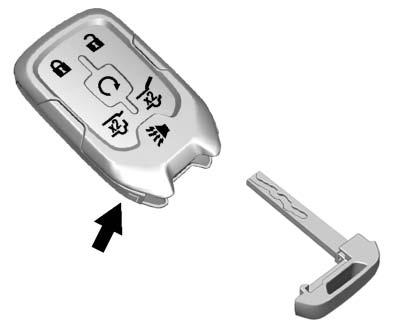 Keep RFID tags away from the key when starting the vehicle. The key is used for the driver door, ignition, and glove box.