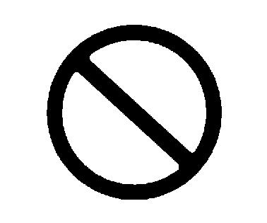 A circle with a slash through it is a safety symbol which means Do Not, Do not do this, or Do not let this happen. Symbols The vehicle has components and labels that use symbols instead of text.