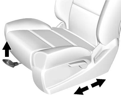 Return the lowered head restraint to the upright position until it locks into place. Push and pull on the head restraint to make sure it is locked.