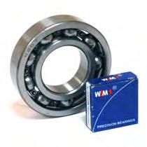 Ball Bearings Ranges Metric, Imperial and specials.