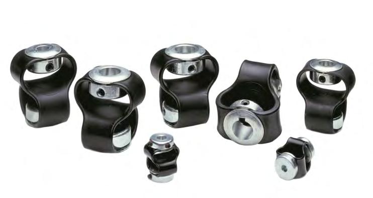 K-Coupling Imperial Construction The K-Coupling is made of double-loop ELASTACAST polyurethane elastomeric material assembled to zinc plated steel hubs.
