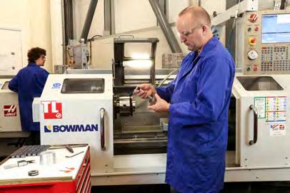 Machining Bowman s in-house machining facility enables rapid response to customers requiring modifications to standard bearings across our ranges, or complete specials.