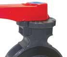 All valves shall have built-in Santoprene Thermoplastic Elastomer (TFE) flange gaskets.