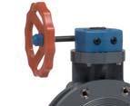 Lever operated valves shall be equipped with high impact polypropylene handle having built-in lockout capability.
