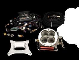 The kit contains an adapter plate and throttle body, weatherproof ECU, wiring harness, hand-held device and everything required for installation.