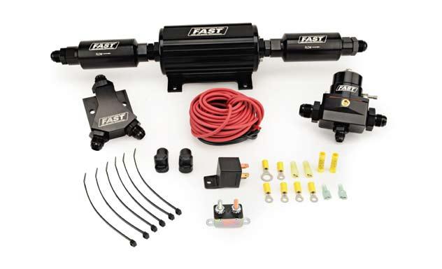 THE LEADING NAME IN FUEL AIR SPARK TECHNOLOGY #307500 Fuel Systems FAST has expanded its line of EFI Complete Fuel System Kits.