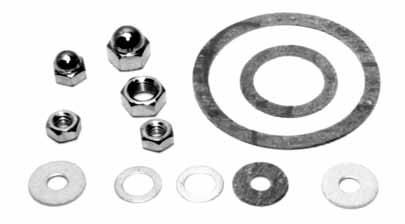 Knucklehead Rocker Box Oil Line Fitting One kit contains 2 rocker box and 1 motor case fitting, chrome plated.