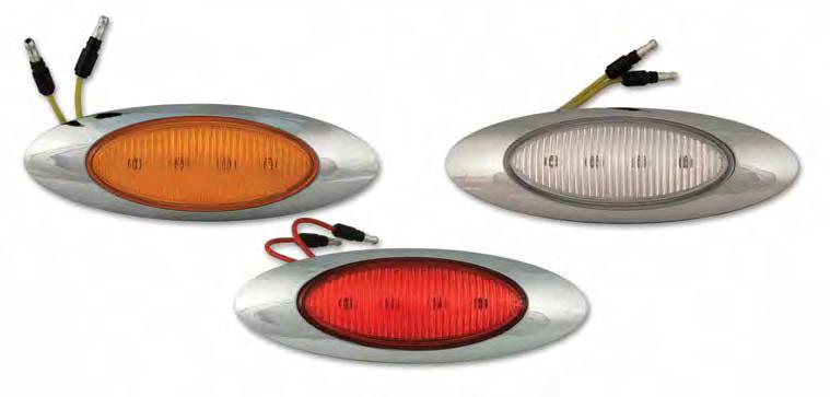Universal LIGHTS 4.600" A A. M1 LIGHTS With.180 male bullet plugs and Bezel.
