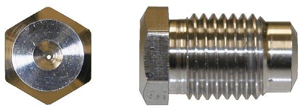 SURFACE NOZZLES 40K Patented High-Performance Sapphire Orifice Assemblies The APS High-Performance Sapphire Nozzle Assemblies are compact inserts made to screw into the most typical UHP rotary nozzle