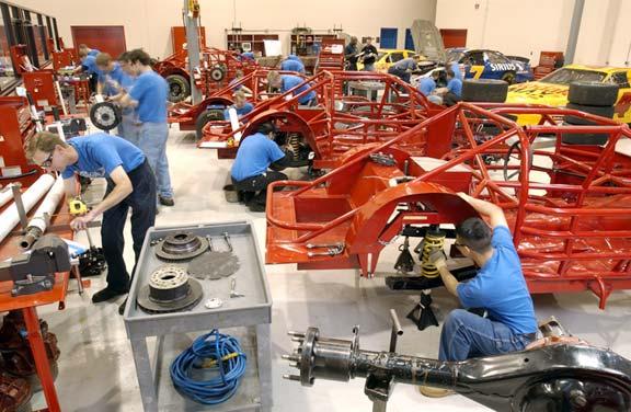 What do Students Learn at UTI? How to build a race car chassis...... and become a NASCAR technician.