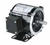 SyMax Permanent Magnet AC Motors TENV and TEFC Three Phase Commercial, Rolled Steel frame (NEMA 56 frame models) Meets or exceeds NEMA Premium (IE3) Class F MAX GUARD insulation system Operational to