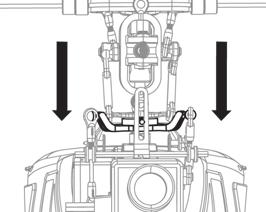 Move the throttle stick to idle/low stick position and move all transmitter switches to the (0) position.